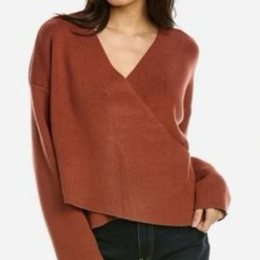 Modern Citizen Faux Wrap Sweater
